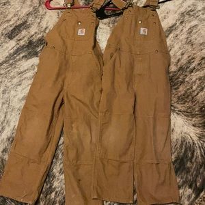Size 6 unlined Carhartt overalls.